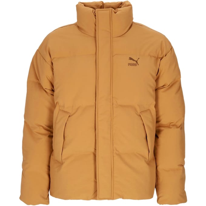 Klassiek oversized polyball puffer Desert Tan donsjack voor heren