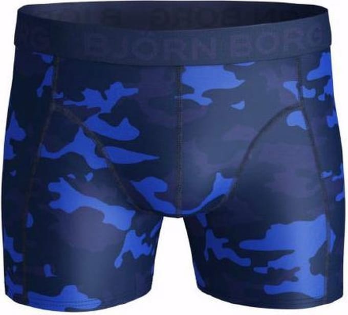 Björn Borg-SHORTS POLYAMIDE, BB Tonal Camo, 1-P-Peacoat,S-Heren