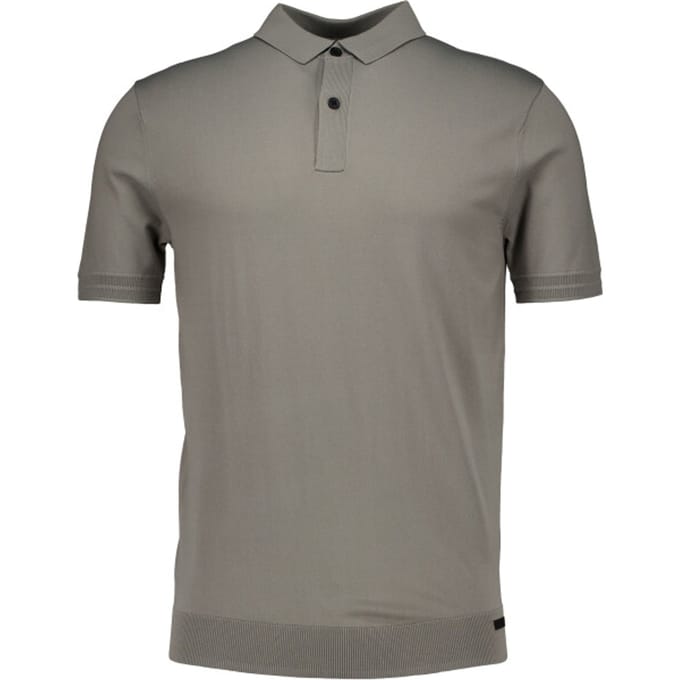 Genti Polo 2 Buttons Ss Polos Groen K4122-1260