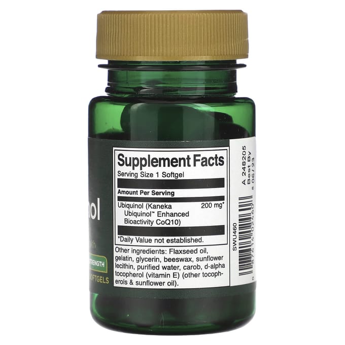 Ubiquinol, Maximale Kracht, 200 mg, 30 Softgels