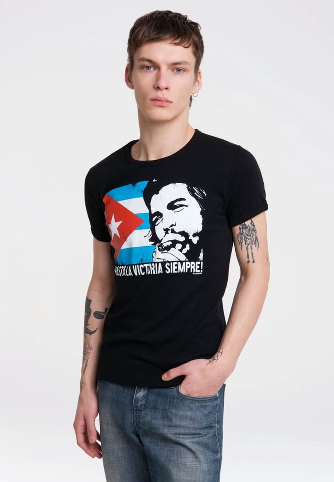 Logoshirt T-Shirt Che Guevara - Cuban Flag