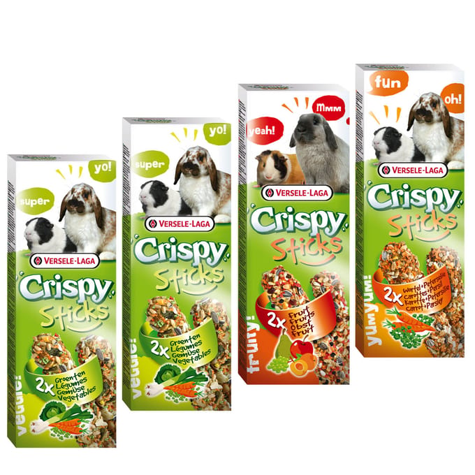 4x2 sticks (440g) Gemengd Pak Versele-Laga Crispy Sticks Herbivores