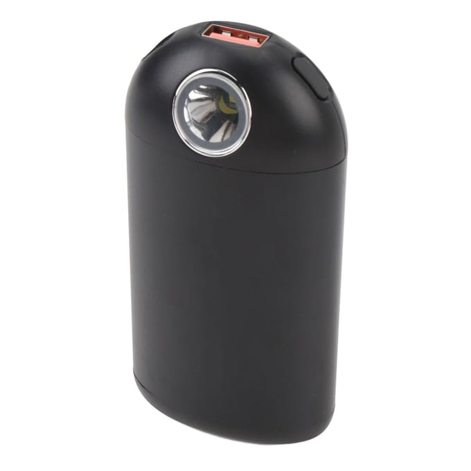 Handwarmer Mobiele Powerbank 5000mAh USB Oplaadbaar Outdoor Handwarmer Draagbare Zakverwarmer black