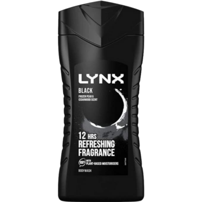 Lynx Body Wash Zwart - 225 ml