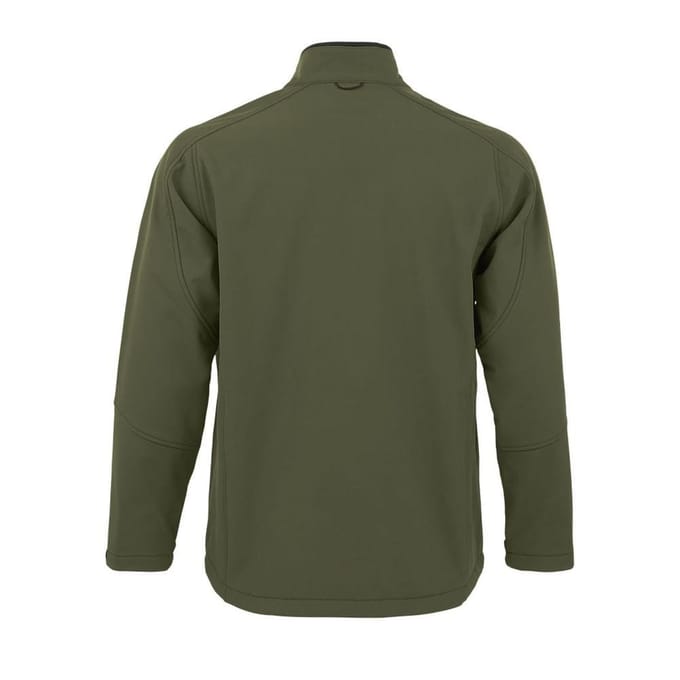 SOLS Heren Relax Soft Shell Jacket (ademend, winddicht en waterbestendig) (Donkergroen)