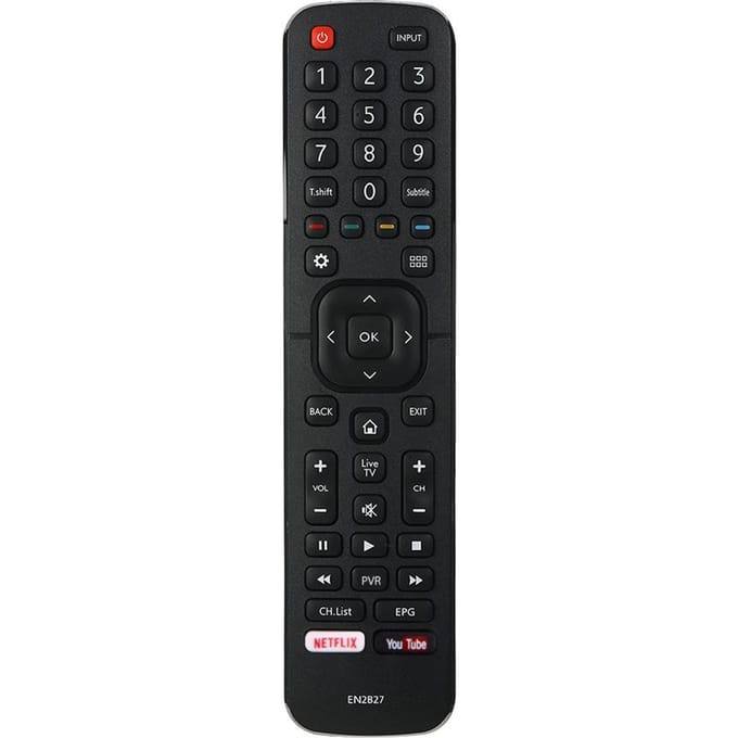 Afstandsbediening voor Hisense TV EN2B27 Handheld afstandsbediening Vervanging voor Hisense 32K3110W zwart