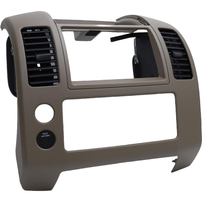 Midden Dashboard Console Instrumentenpaneel Rand Vervanging voor Frontier 2005 2020 Auto Middenconsole Rand Bruin 68259 ZP16A black