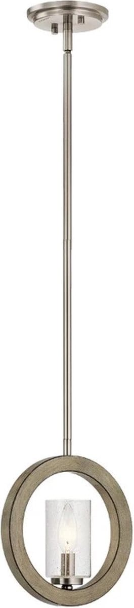Kichler LED Hanglamp Grand Bank | 1X E14 Max 40W | Dimbaar | Distressed Antique Grey