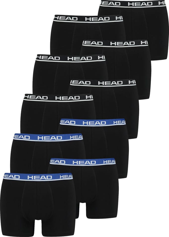BOXERS Pack van 10 Head Heren Basic Boxer Broek Shorts Ondergoed Ondergoed Pack van 10
