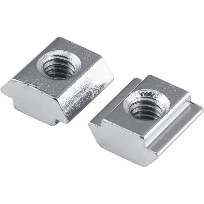 Vernikkeld koolstofstaal schuif T-sleufmoer voor aluminium profielaccessoires (EU30 M6)
