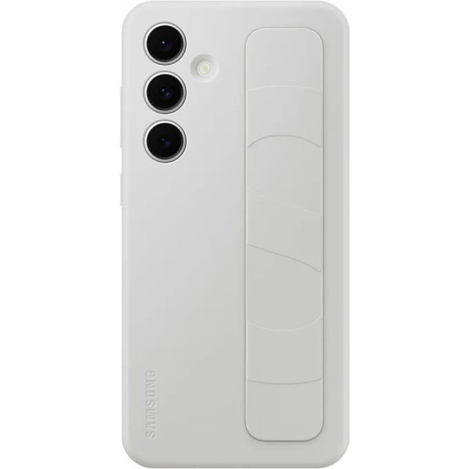 Samsung Standing Grip Case - Geschikt voor Samsung Galaxy S24 FE - Grijs
