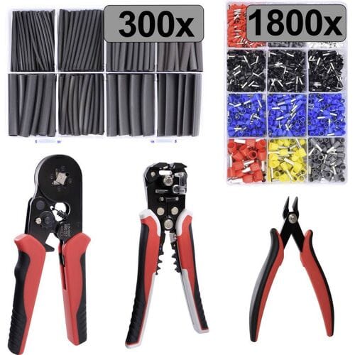 TRU COMPONENTS TC-13377596 Assortiment adereindhulzen Deels geïsoleerd 1 set(s)