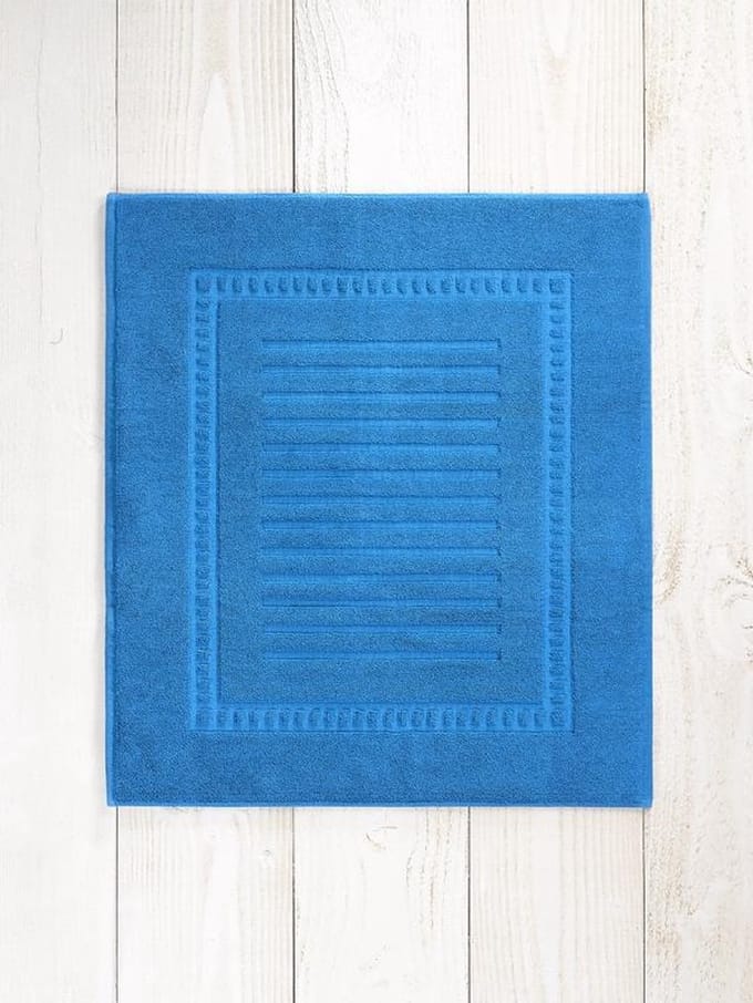 De Witte Lietaer Dolce Badmat 60 x 70 cm - Pacific blauw