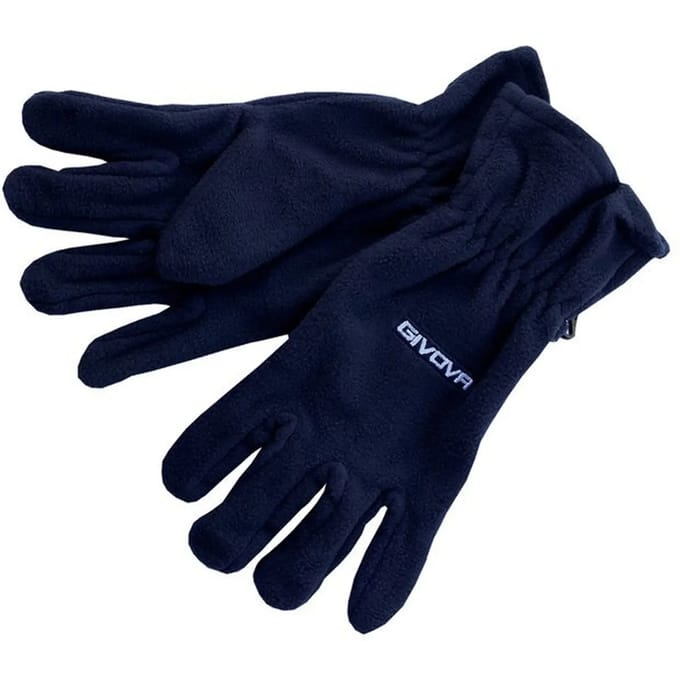 Givova marineblauwe fleecehandschoenen - UNI