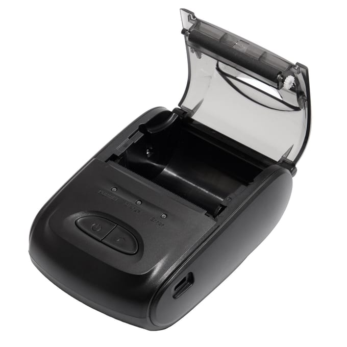Bonprinter Draagbare 58 mm mobiele thermische printer Draadloos BT Mini Bill Ticket afdrukken 0 oranje