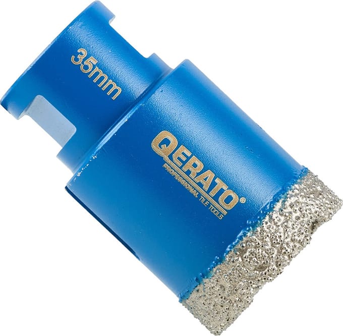 Qerato Diamantboor 35mm Droog - M14 - Tegelboor