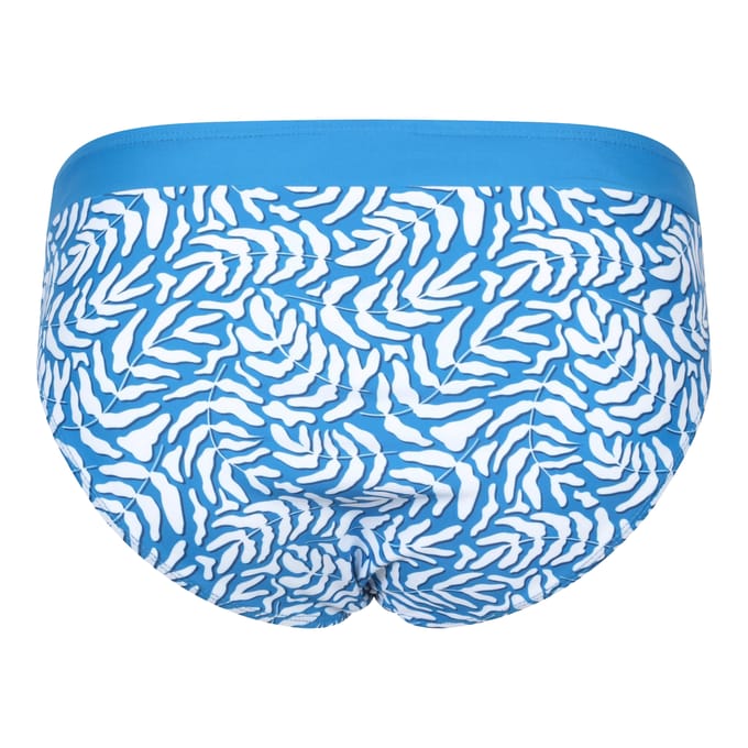 Mountain Warehouse Dames/Dames Ocean Notion Leaf Print Bikinibroekje (Blauw)