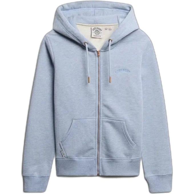 Superdry - Essential Logo hoodie met rits - Dames - Hoodies