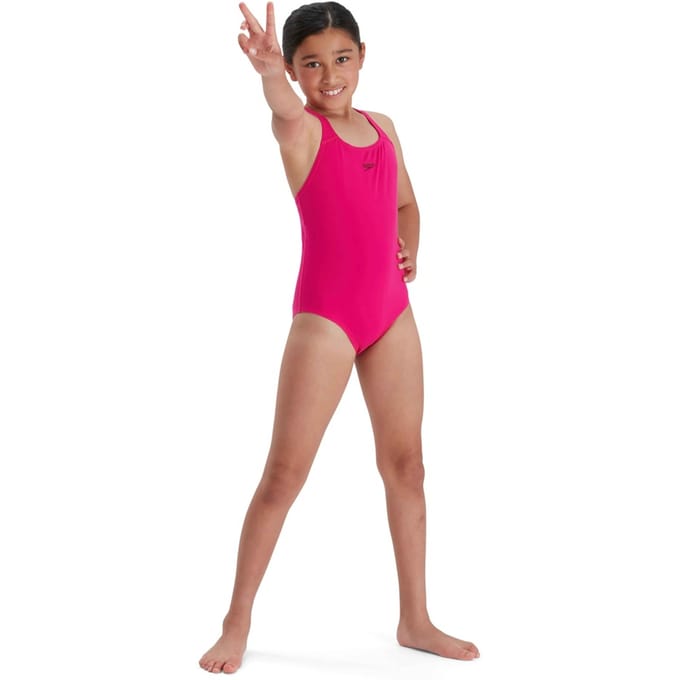 Speedo Meisjes Medalist Eco Endurance+ Eendelig Badpak (Roze)
