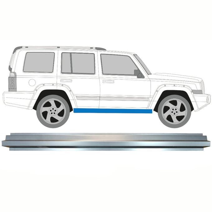 Reparatie dorpel voor Jeep Commander 2005-2010 / Links = Rechts