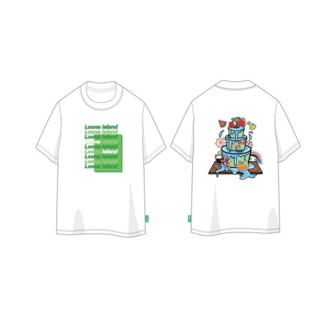 T-shirt à manches courtes Loona   03 Zone conceptuelle Île Loona white