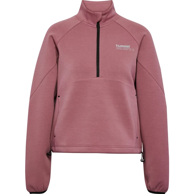 hmlTECH FLEECE WOMEN BOXY HALF ZIP