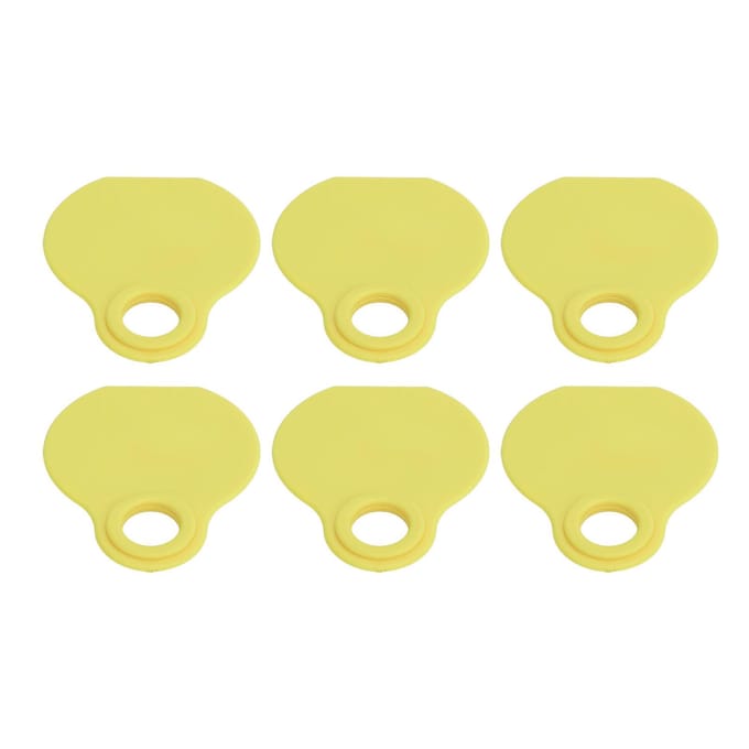 50 stuks Vee Neklabels TPU Hoge Duurzaamheid Flexibiliteit QR Code Blanco ID Tag voor Vee Ranch beige