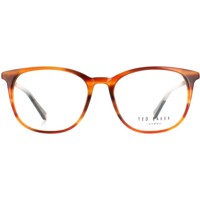 Ted Baker Round Mens Cognac Horn TB8219 Archer Glazen frames
