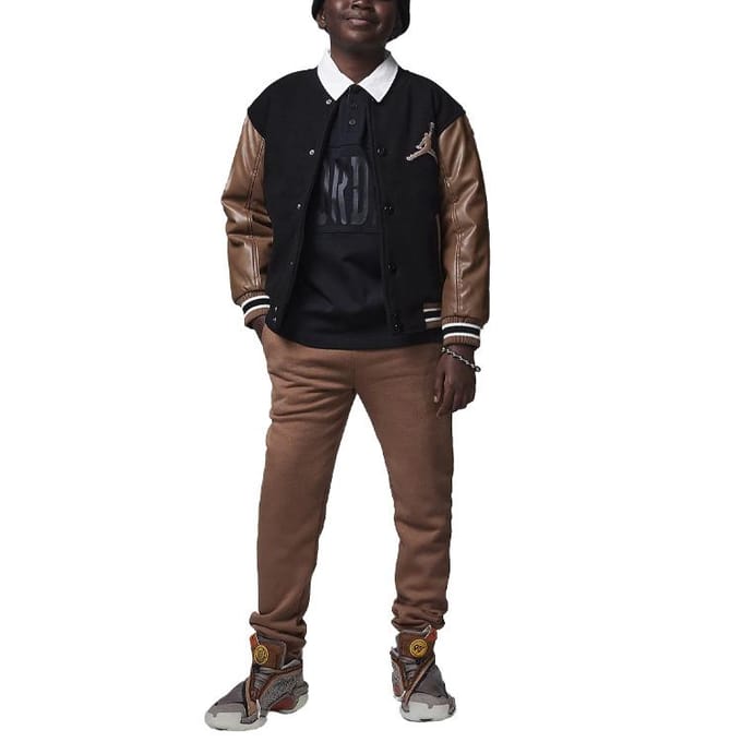 Vestes et Manteaux Jordan Marron Adolescents M black