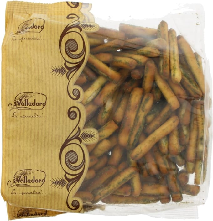 Valledoro Mini breadstick pesto 300 gram