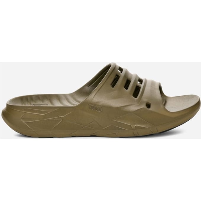 Teva Ultra-comf Slide Sandalen Groen EU 43 Man,Vrouw