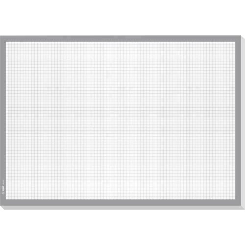Sigel HO265 Bureau onderlegger Geruit Wit, Grijs (b x h) 42 cm x 29.70 cm 30 vellen 1 stuk(s) HO265