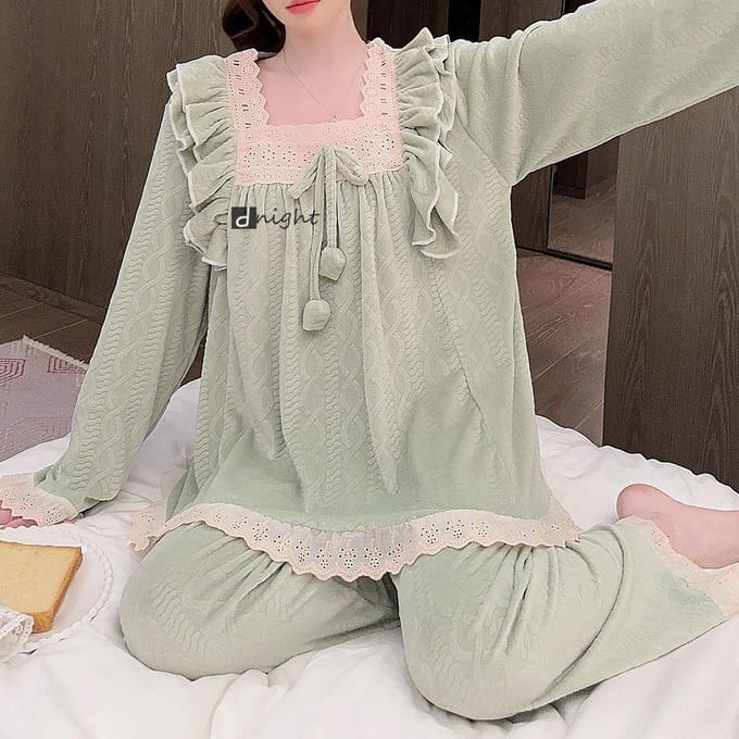 Pyjama femme extra large Pyjama femme velours Pyjama femme hiver Vêtements maison femme 5XL violet