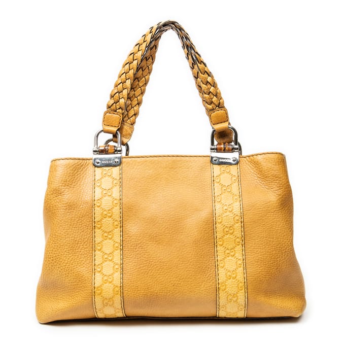 Medium Bamboo Bar Tote   schoudertas