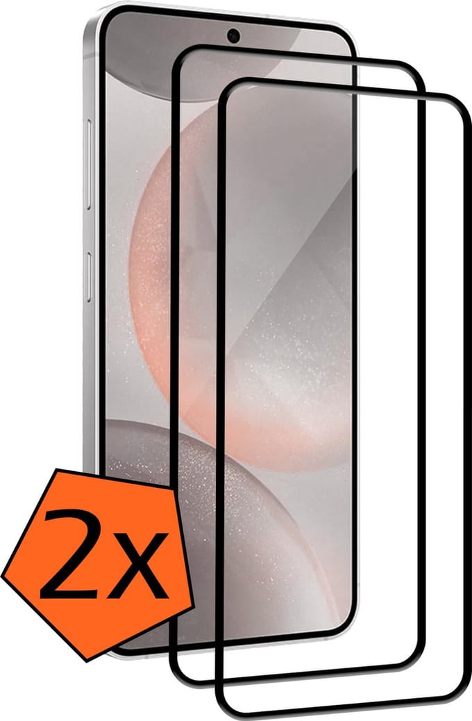 Screenprotector - 2 Stuks - Geschikt voor Samsung Galaxy S24 Plus - Full Cover - Gehard Glas - Beschermglas - Tempered Glass - Screen Protector