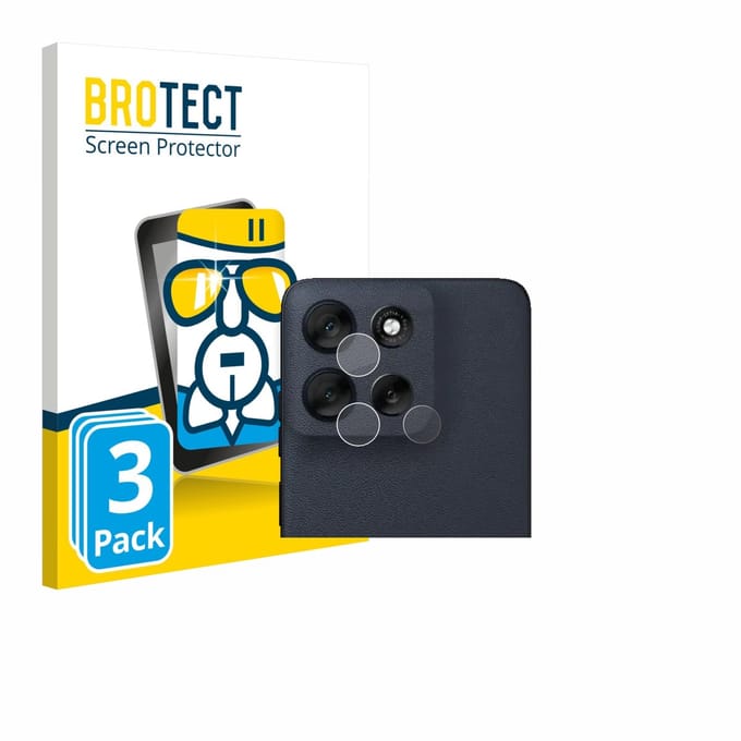 Screenprotector 3 Stuks voor Motorola Moto G56 (ALLEEN Camera Lens) Beschermglas transparant