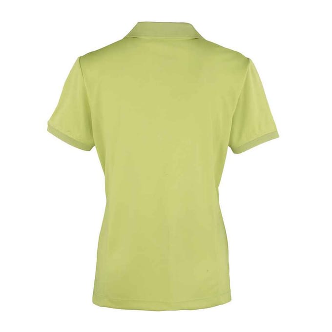 Premier Dames/Dames Coolchecker Piqué Poloshirt (Kalk)