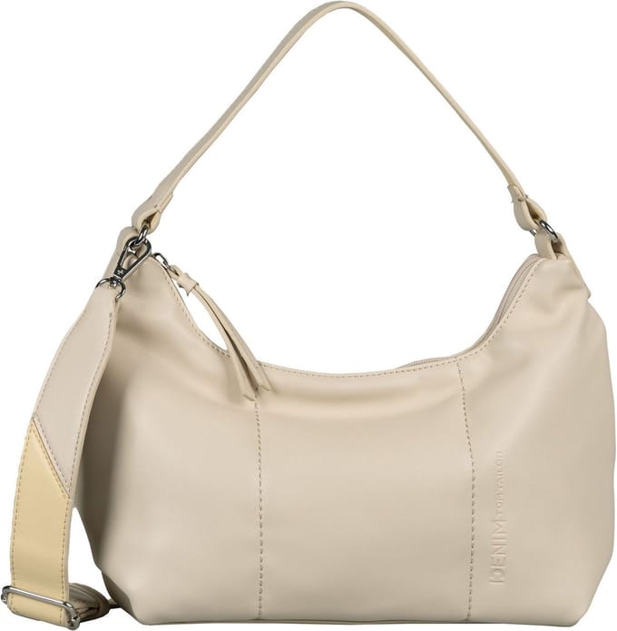 TOM TAILOR Schoudertas Handtas Allya Hobo Bag Cream White Crème