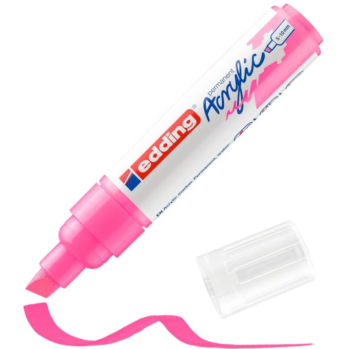 edding 5000 Acrylic "Acrylmarker - Wide" - Neon-Rozig
