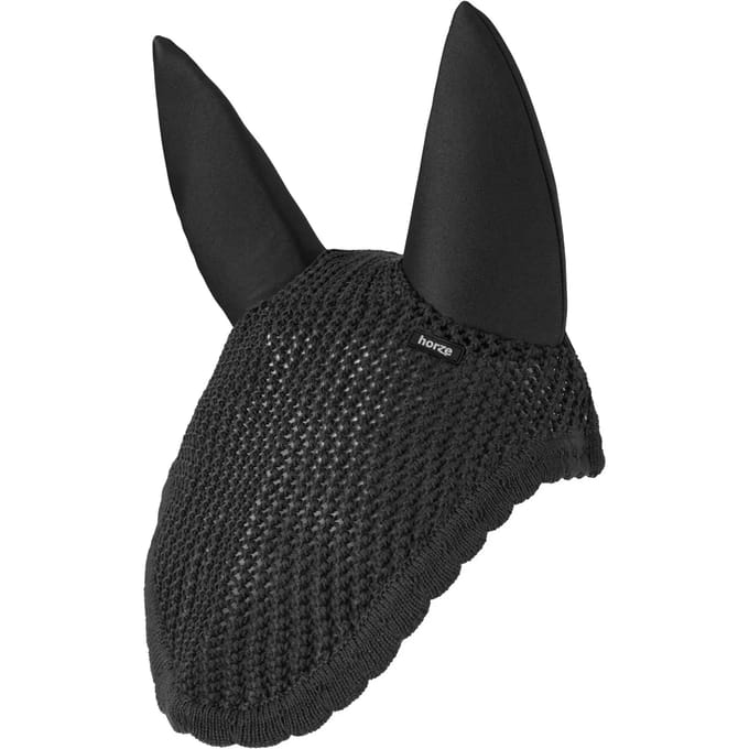 Horze Silent Oornetje, Black, Warmblut