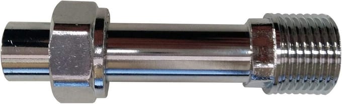 Verlengstukken Radiatorkraan 60mm Chroom - Set van 2