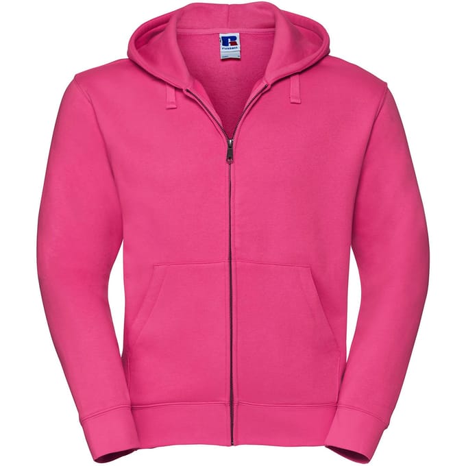 Russell Heren Authentic Full Zip Hoodie (Fuchsia)