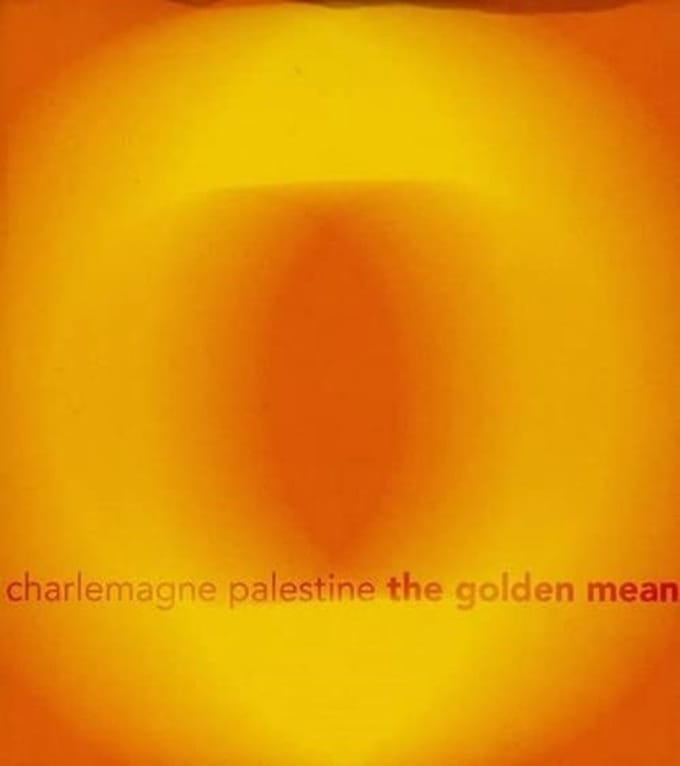 Charlemagne Palestine - The Golden Mean (CD)