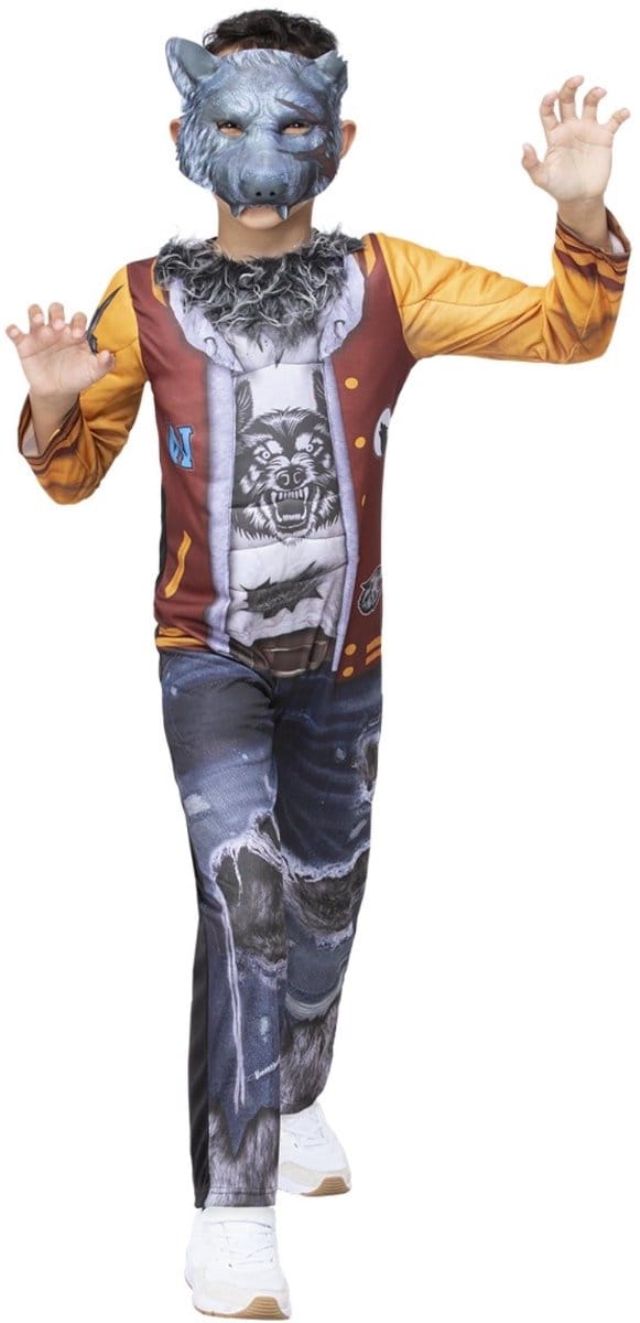 Smiffys - Preppy Werewolf Kinder Kostuum - Kids tm 12 jaar - Multicolours