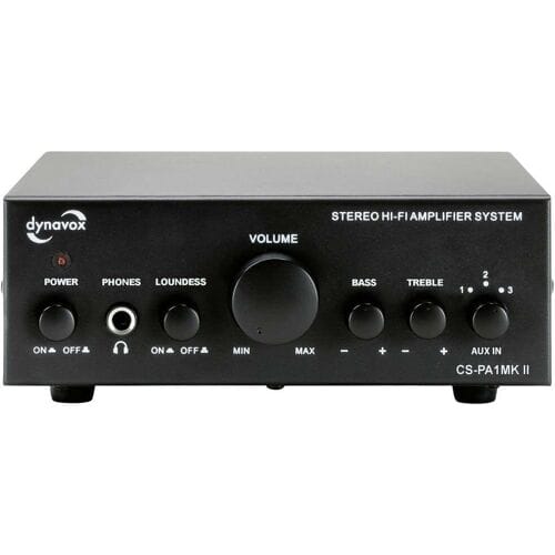 Dynavox CS-PA1 MK2 kleine versterker 60 watt in het zwart