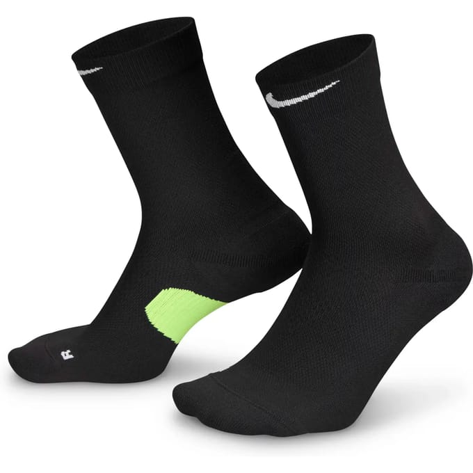 Nike Fast Midweight Crew Hardloopsokken-Zwart,Grijs