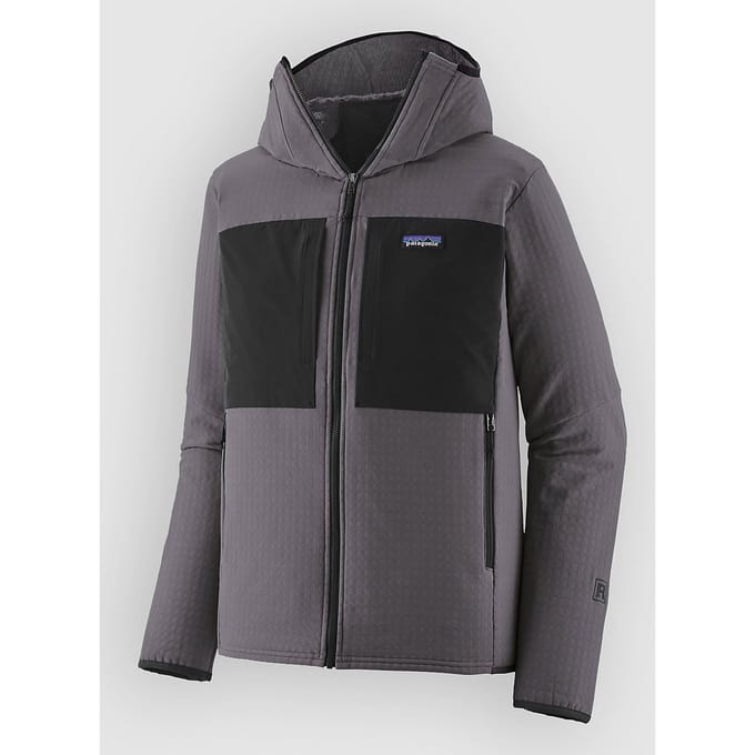 Patagonia R2 Techface Hoody Jas grijs