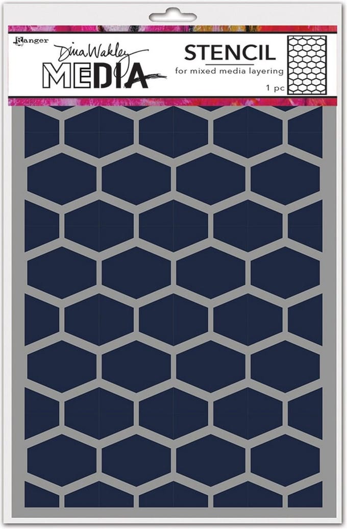 Dina Wakley Media Mask stencil - Lattice