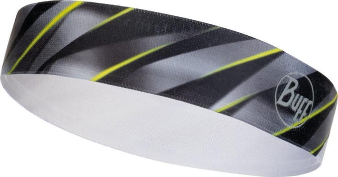 BUFF® Wide Hairband R-Focus Grey - Haarband -
