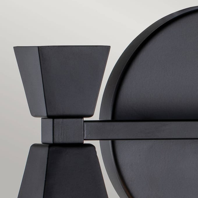 Elstead Lighting LED Wandlamp Bowtie | 3W 3000K 300Lm 830 | IP44 | Dimbaar | Matte Black